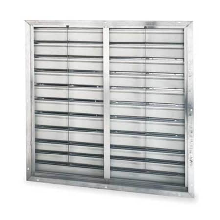 Shutter Wall 36 In dbl Pannel White Alum by Dayton in US