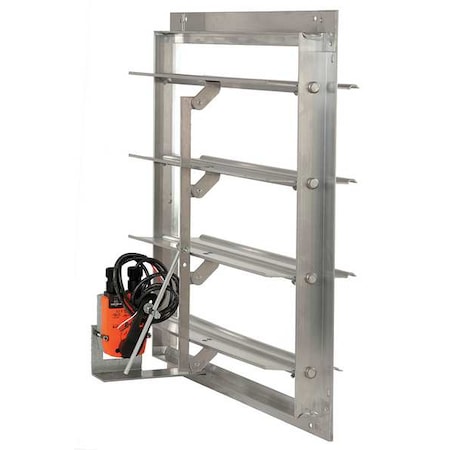 Mtrzd Damper For Fan Dia. 24" 100-240V by Dayton in US