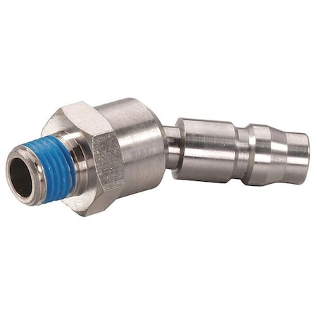 Coupler Plug (M)NPT 1/4 304 SS by USA Speedaire Pneumatic Hose Quick Connect Fittings