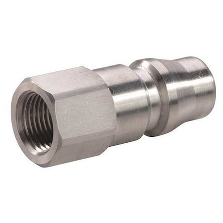 Coupler Plug (F)NPT 1/4 304 SS by USA Speedaire Pneumatic Hose Quick Connect Fittings