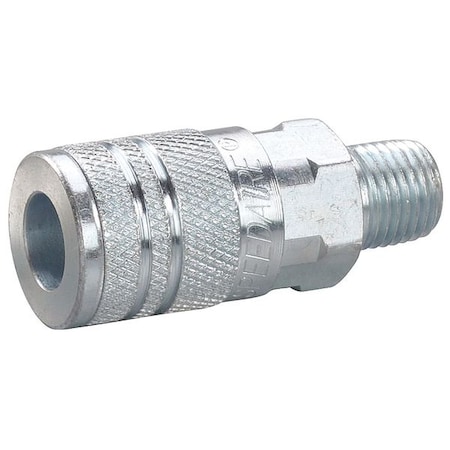 Coupler Body (M)NPT 1/2 Steel Type 30E691 by USA Speedaire Pneumatic Hose Quick Connect Fittings