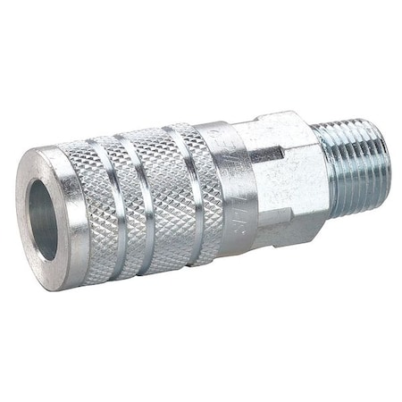 Coupler Body (M)NPT 1/2 Steel by USA Speedaire Pneumatic Hose Quick Connect Fittings