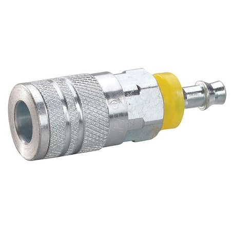 Coupler Body Push On 1/4 Steel by USA Speedaire Pneumatic Hose Quick Connect Fittings