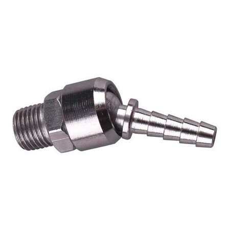Swivel Connector 1/4 In. (M)NPT x Barb by USA Speedaire Pneumatic Hose Quick Connect Fittings