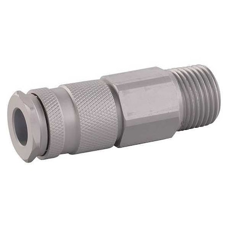 Coupler Body (M)NPT 1/4 Aluminum Type 30E612 by USA Speedaire Pneumatic Hose Quick Connect Fittings