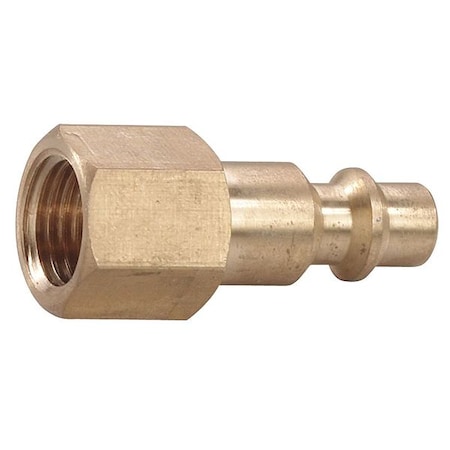 Coupler Plug (F)NPT 1/4 Brass by USA Speedaire Pneumatic Hose Quick Connect Fittings