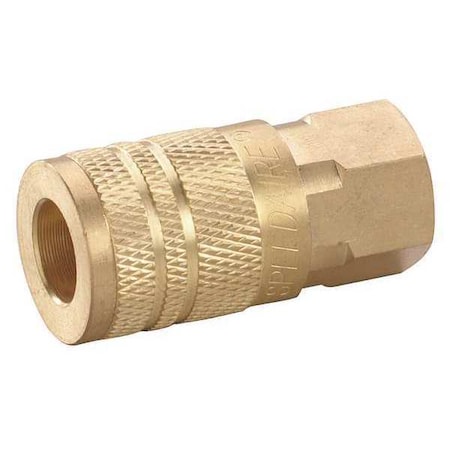 Coupler Body (F)NPT 1/4 Brass by USA Speedaire Pneumatic Hose Quick Connect Fittings