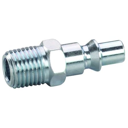 Coupler Plug (M)NPT 1/4 Steel Type 30E718 by USA Speedaire Pneumatic Hose Quick Connect Fittings