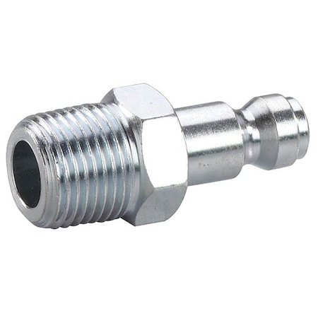Coupler Plug (M)NPT 1/4 Steel Type 30E732 by USA Speedaire Pneumatic Hose Quick Connect Fittings