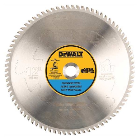Circular Saw Blade Stainless Steel 12in. by USA Dewalt Circular Power Saw Blades