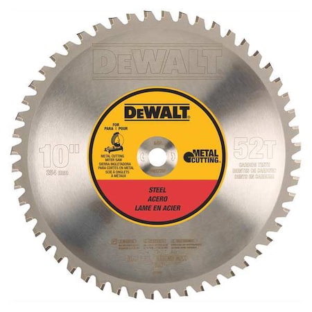 Circular Saw Blade Steel 10in. by USA Dewalt Circular Power Saw Blades