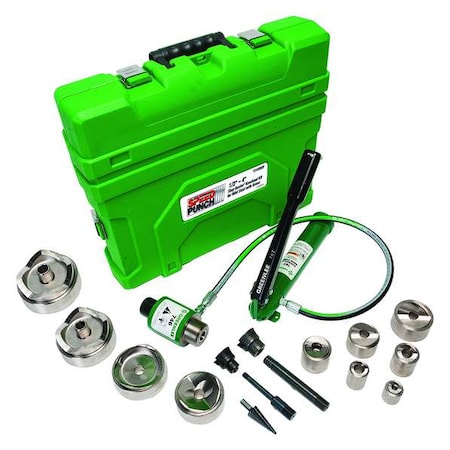 Speed Knockout Driver Kit 10 ga. Steel by USA Greenlee Punch Driver Sets