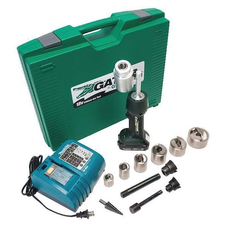 Speed Punch Kit 10 ga. Steel 20 pcs. by USA Greenlee Punch Driver Sets