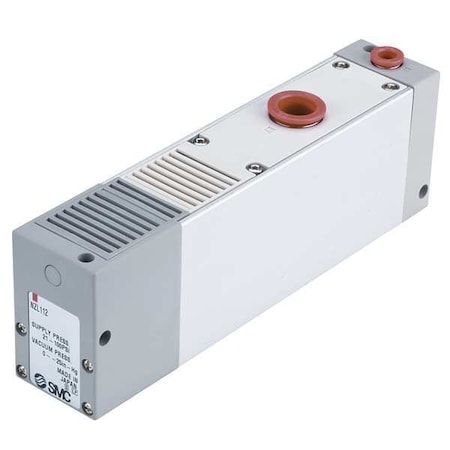 Vacuum Ejector Single 1/8 In NPT Type NZL112 by USA SMC Pneumatic Vacuum Ejectors