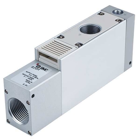 Vacuum Ejector Single 1/8 In NPT Type ZL212PT by USA SMC Pneumatic Vacuum Ejectors