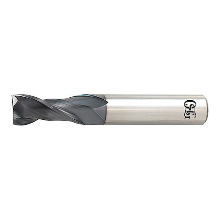Carbide End Mill HP421 8.0mm D 21mm Cut by USA OSG High Performance Carbide End Mills