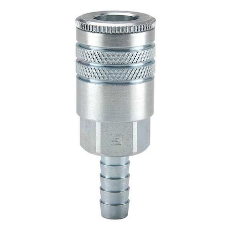 Coupler Body Steel Hose Barb 50 cfm by USA Parker Pneumatic Hose Quick Connect Fittings