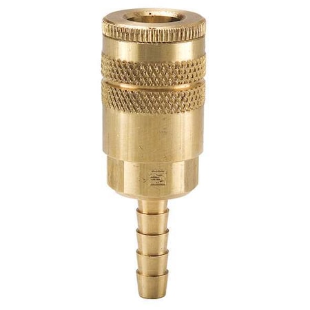 Coupler Body Brass Hose Barb 25 cfm Type B20 3B by USA Parker Pneumatic Hose Quick Connect Fittings