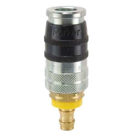 Coupler Body Steel Push On 110 cfm by USA Parker Pneumatic Hose Quick Connect Fittings