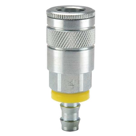Coupler Body Steel Push On 110 cfm Type 16 6BP by USA Parker Pneumatic Hose Quick Connect Fittings