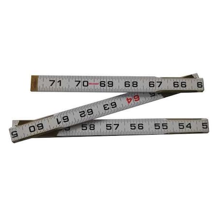 Two Way Reading Folding Rule 72 in. by USA Westward Rulers & Straight Edges