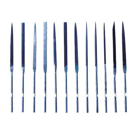 Needle File Set Swiss 12 pcs. by USA Westward Hand Files & Rasps