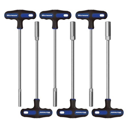 Nut Driver Set 6 Pieces Metric Solid by USA Westward Nut Driver Sets
