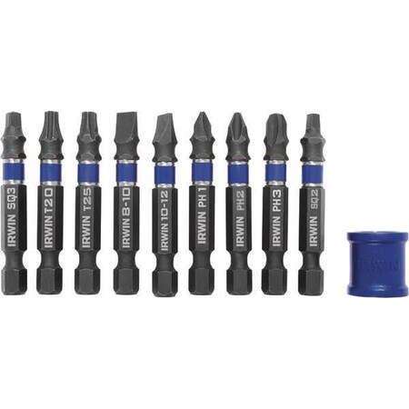 Screwdriver Bit Set 5 Pieces 1/4" Shank Type 1903765 by USA Irwin Screwdriver Bit Sets