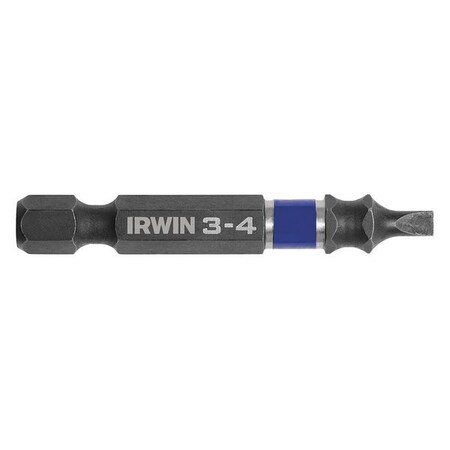 Insert Bit 1/4" Slotted 3 4 PK2 by USA Irwin Screwdriver Bits