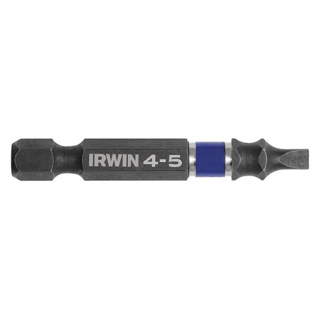 Insert Bit 1/4" Slotted 4 5 PK2 by USA Irwin Screwdriver Bits
