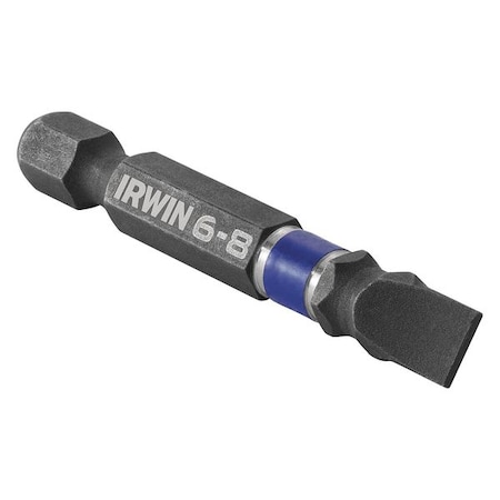 Insert Bit 1/4" Slotted 6 8 PK2 by USA Irwin Screwdriver Bits