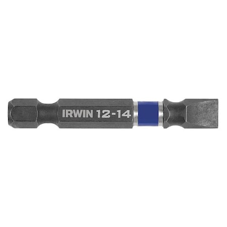 Insert Bit 1/4" Slotted 12 14 PK2 by USA Irwin Screwdriver Bits