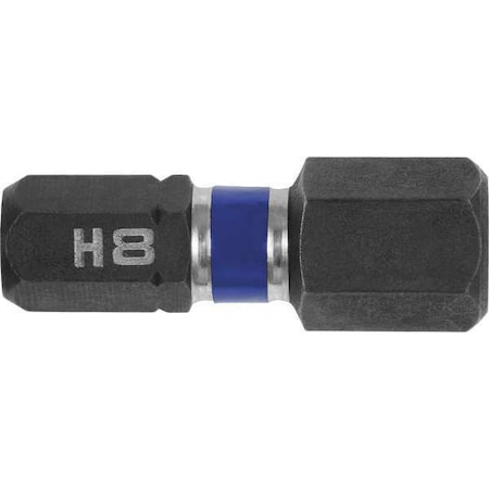 Insert Bit 1/4" Hex 8mm by USA Irwin Screwdriver Bits