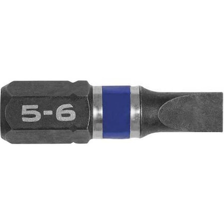 Insert Bit 1/4" Slotted 5 6 by USA Irwin Screwdriver Bits