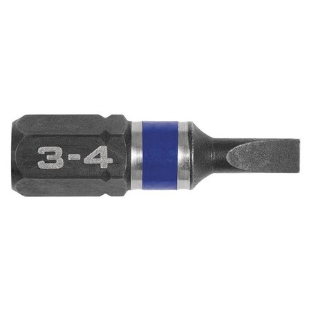 Insert Bit 1/4" Slotted 3 4 PK2 Type 1899697 by USA Irwin Screwdriver Bits