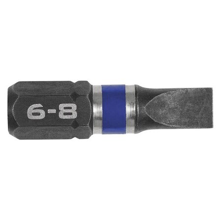 Insert Bit 1/4" Slotted 6 8 PK2 Type 1899803 by USA Irwin Screwdriver Bits