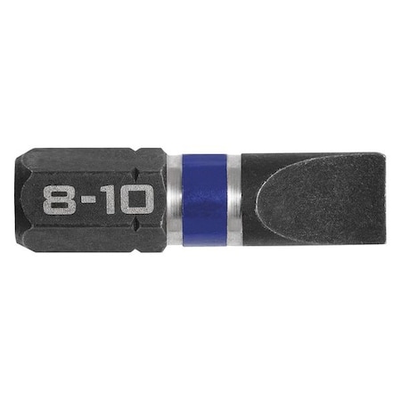 Insert Bit 1/4" Slotted 8 10 PK2 Type 1899805 by USA Irwin Screwdriver Bits