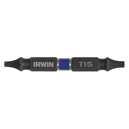 Insert Bit SAE 1/4" Hex T10/T15 PK2 by USA Irwin Screwdriver Bits
