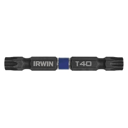 Insert Bit SAE 1/4" Hex T40/T40 PK2 by USA Irwin Screwdriver Bits