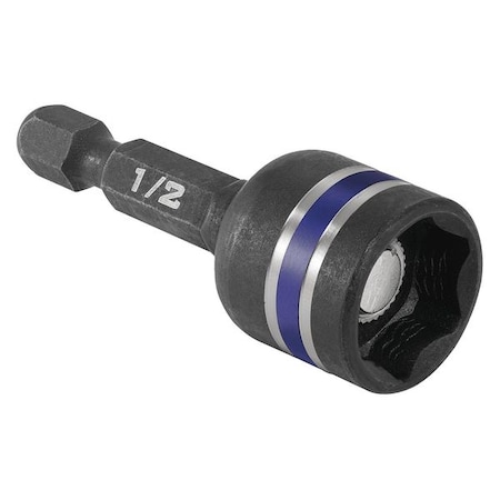 Nutsetter 1/2" Hex 1 7/8" L Steel by USA Irwin Nut Setters & Bit Holders