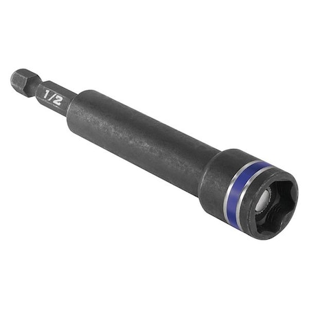 Nutsetter 1/2" Hex 4" L Steel by USA Irwin Nut Setters & Bit Holders