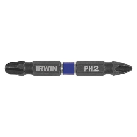 Insert Bit SAE 1/4" Hex #2/#3 2 3/8" PK2 by USA Irwin Screwdriver Bits