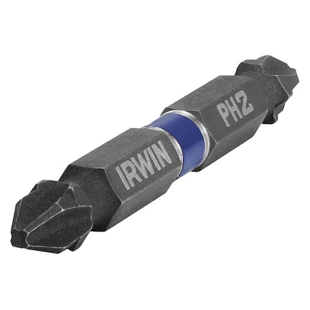 Insert Bit SAE 1/4" Hex #2/#2 2 3/8" PK2 by USA Irwin Screwdriver Bits