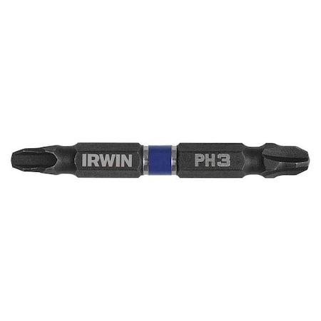 Insert Bit SAE 1/4" Hex #3/#3 2 3/8" PK2 by USA Irwin Screwdriver Bits