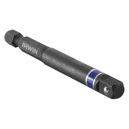 Socket Adapter 1/4 Hex to 1/4 Sq. 3 In Type 1899895 by USA Irwin Impact Wrench Accessories