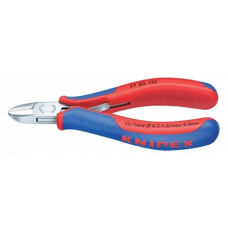 4 1/2" Electronics Diagonal Cutter Ergonomic Grip by USA Knipex Solid Joint Pliers