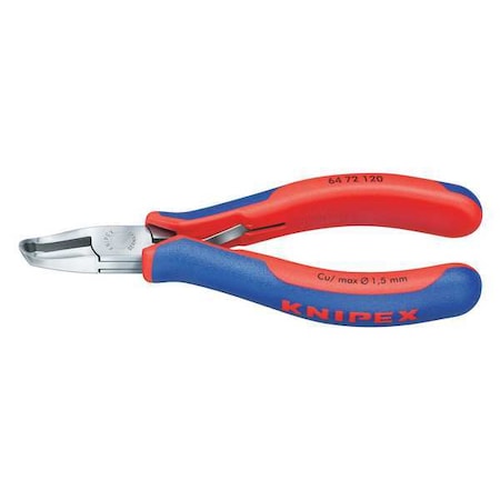 End Cutting Nipper 4 3/4 in. Bevel Cut Type 64 72 120 by USA Knipex Solid Joint Pliers