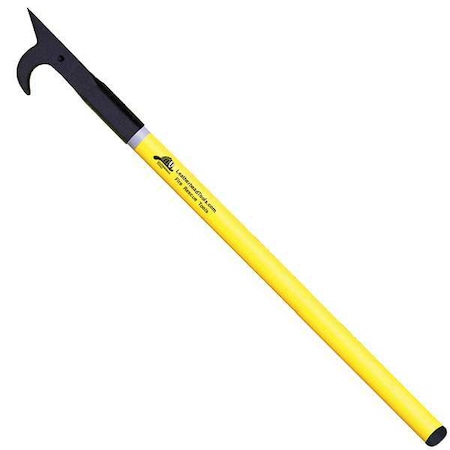 Pike Pole Round Yellow Fiberglass Type PLY 4AH B by USA Leatherhead Probing Tools