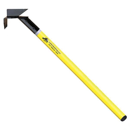 Pike Pole Round Yellow Fiberglass Type PLY 4DH B by USA Leatherhead Probing Tools