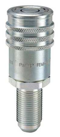 Parker Hydraulic Quick Couplers Body 7/8 14 1/2 In. Body Steel Model FEM 501 10BMF NL USA Supply